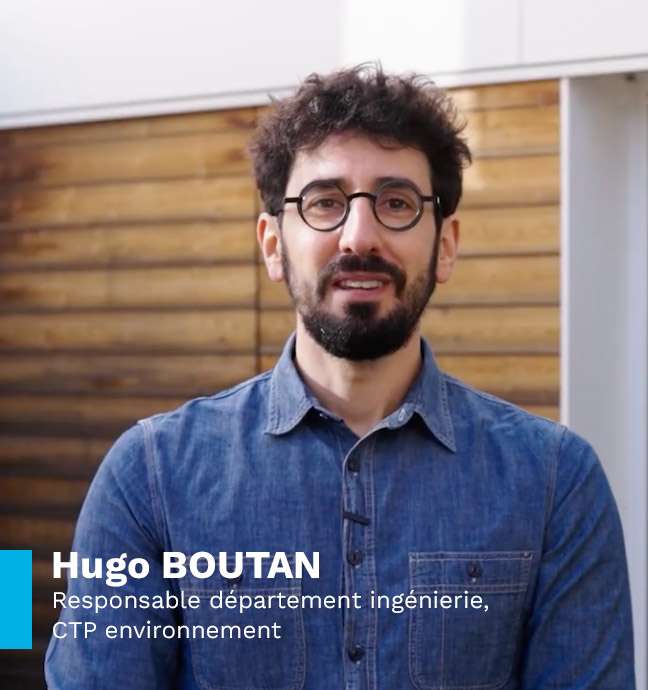 Hugo BOUTAN, responsable département ingénierie, CTP environnement