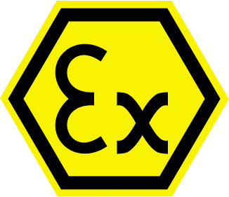 Logo ATEX - Atmosphère Explosive